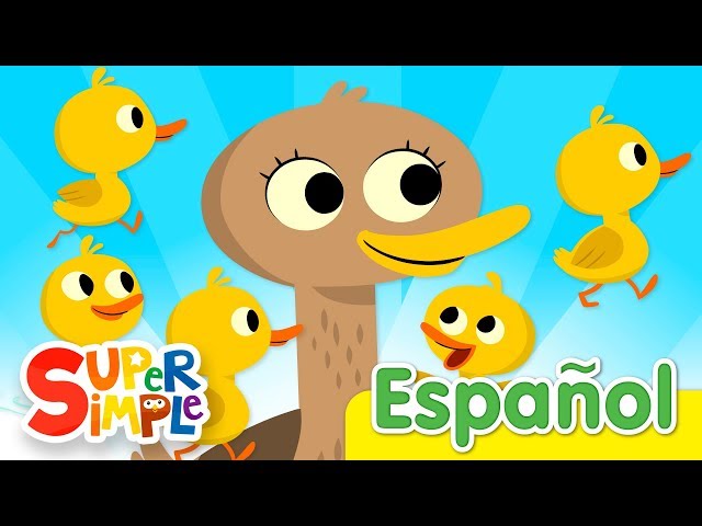 Cinco Patitos | Canciones Infantiles | Super Simple Español