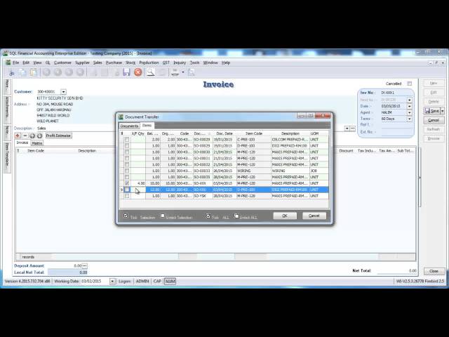 Syntax Technologies SQL GST v09 Deposit