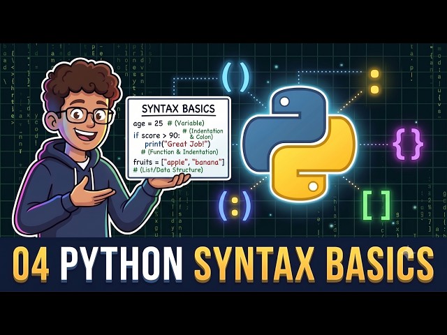 04 Python Syntax Basics | Variables