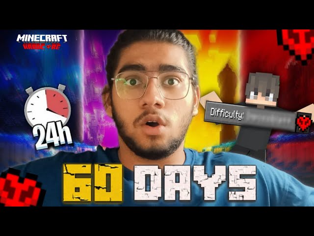 MINECRAFT HARDCORE❤️DAY-4❤️60 DAY'S 24/7 STREAM CHALLENGE❤️GONE CRAZY