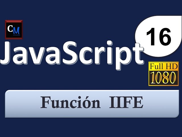 JavaScript Course from Scratch 16 - IIFE Function