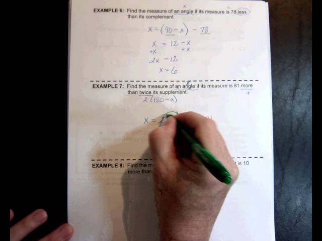 G1 TOPIC 3-3 Supplements & Complements Word Problems (9.48min)