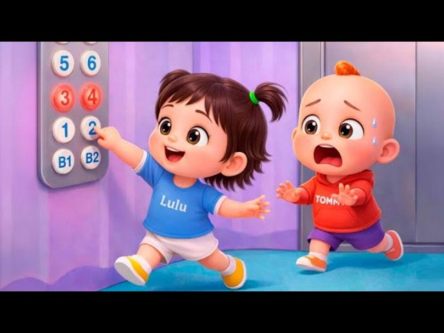 Stay Safe in Elevators! Safety Tips and Good Habits for Kids 👍 Tommy & Lulu | Nursery Rhymes