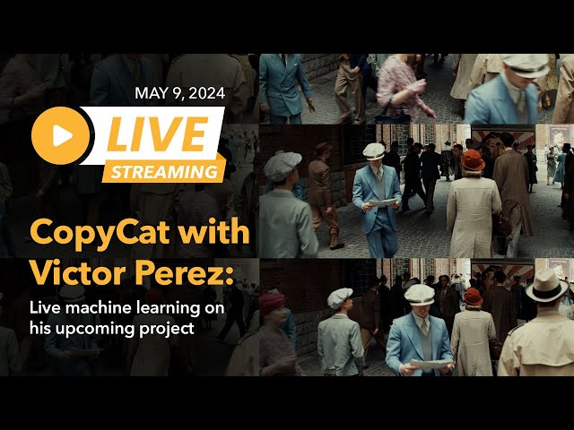 CopyCat with @nodebynode: Live machine learning on his upcoming project