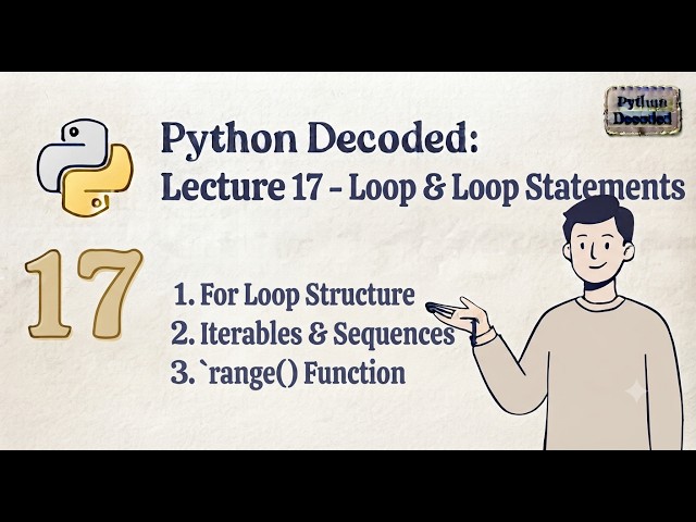 Python Full Course - Lec 17: Mastering Loops & Control Statements (break, continue)
