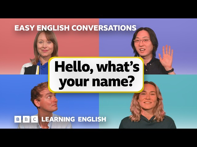 Hello, what's your name? Easy English Conversations 💬 Episode 1