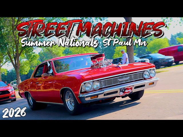 INSANE MUSCLE CAR SHOW!!! Street Machine Nationals 2026. Street Machines, Street Rods, Power Tour!!!