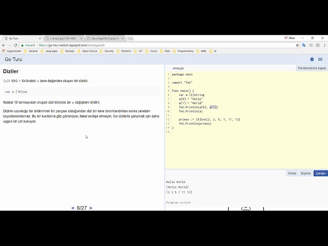 Go Programlama : Dizi Nedir ve Nasıl Kullanılır?