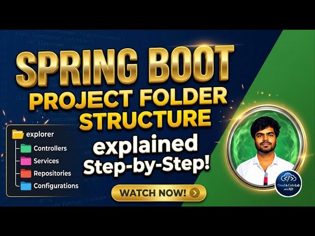 Master Spring Boot Project Layout | MVC Folders Breakdown