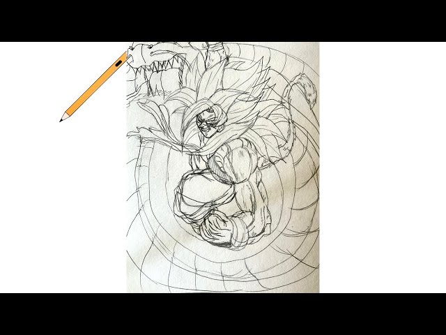 How To Draw Gogeta SSj4  | Easy Drawing tutorial 