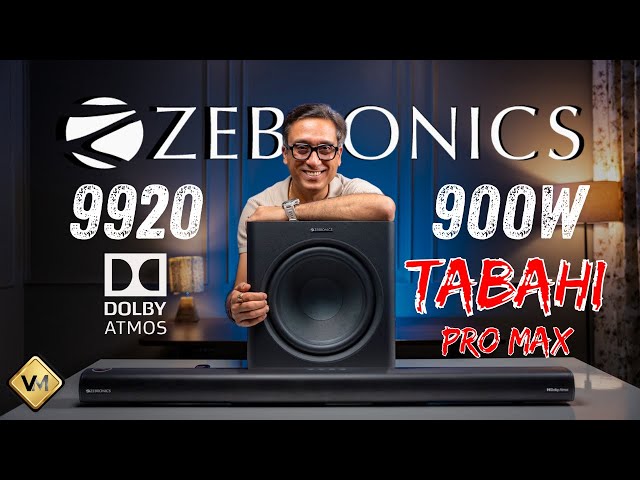 Zebronics Jukebar 9920 Soundbar | Dolby Atmos Soundbar | Tabahi Pro Max
