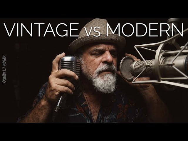 Vintage Shure 55 vs Modern ASMR Mics | 3D Spatial Audio Test