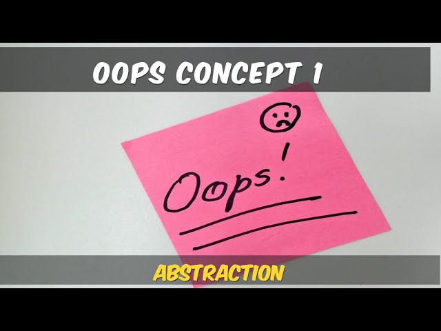 Abstraction in Java detail video