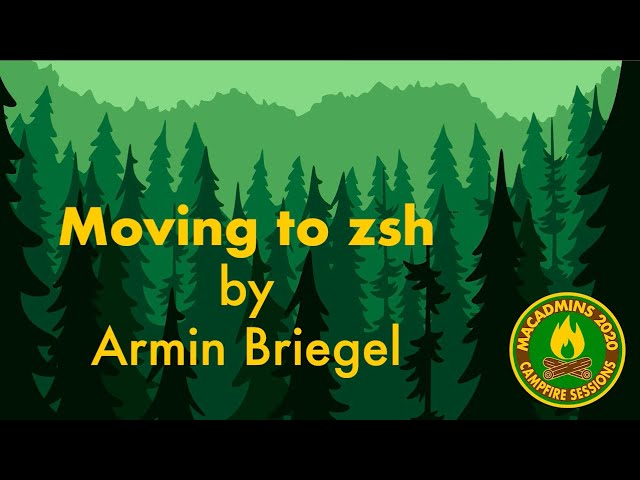 Moving to zsh - Armin Briegel
