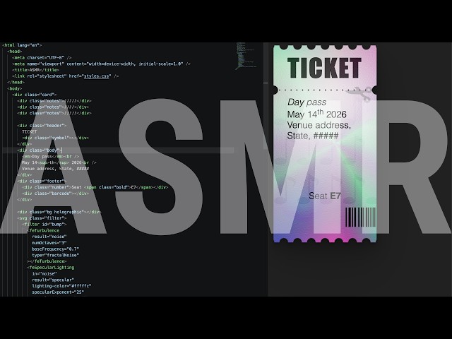 ASMR Programming - Coding Ticket - No Talking