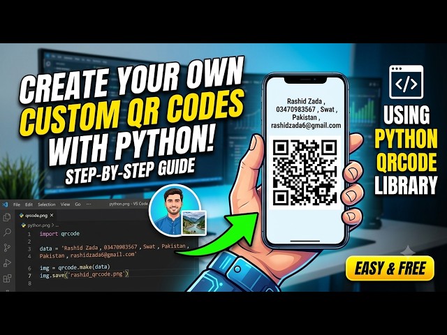 Qr code using Python language ,