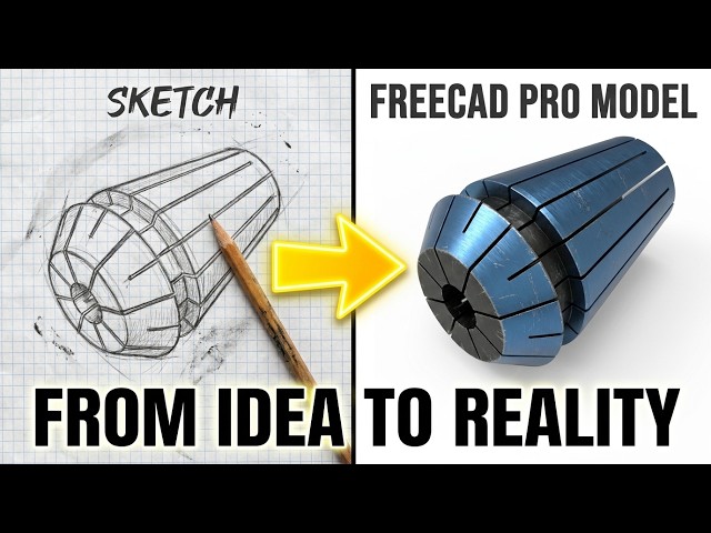 How to make a Collet Chuck in FreeCAD