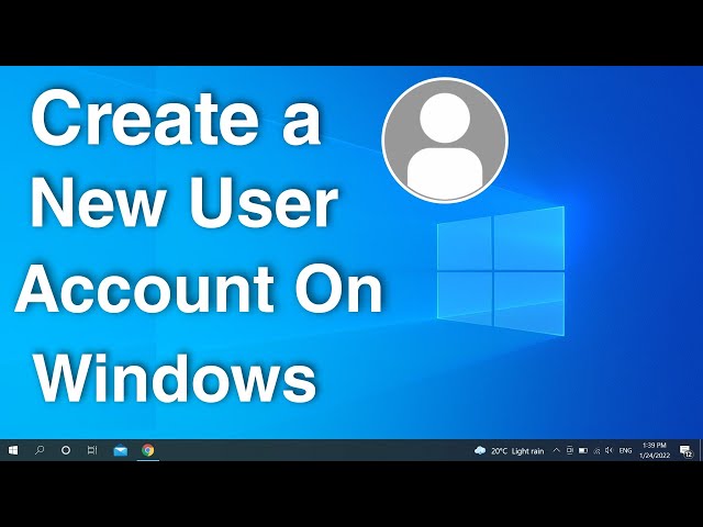 How to create new user account in laptop   pc