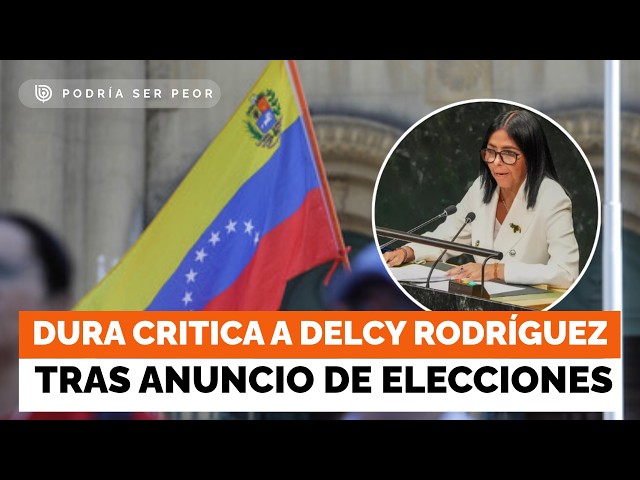 Exdiplomática advierte que sin cambios en el régimen "no tendremos elecciones justas" en Venezuela