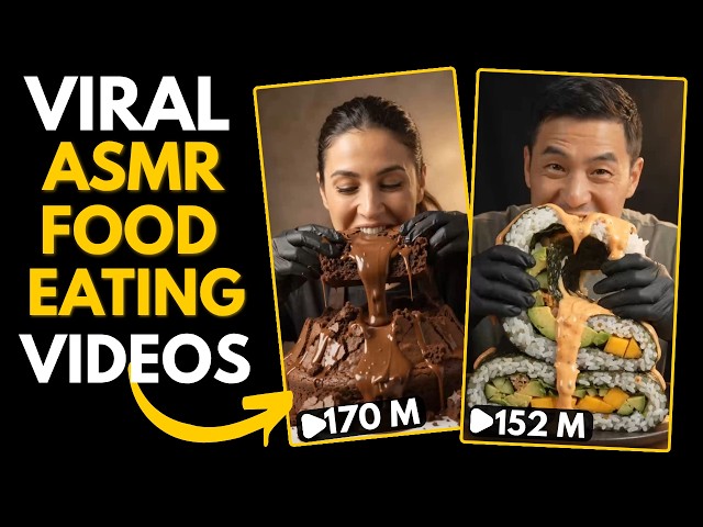 How to Create VIRAL AI ASMR Food Eating Videos for FREE