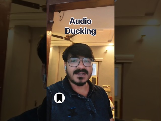 Audio ducking made simple for beginners #capcut #editing #audio