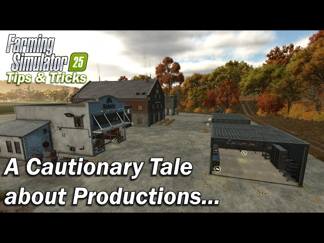 Should you use the mini productions included with Farming Simulator 25