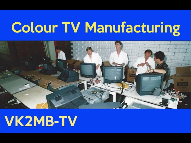 Colour TV Manufacturing in Australia - John Mobbs - Manly-Warringah Radio Society lecture