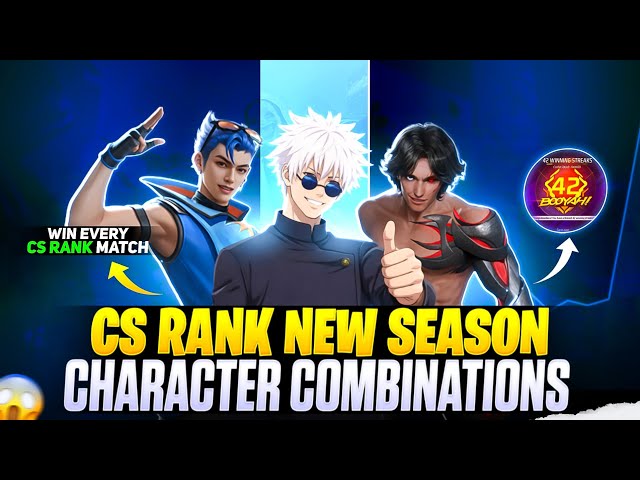 CS RANK (SEASON 37) BEST SKILL COMBINATIONS || Best Character Combination for Cs Rank