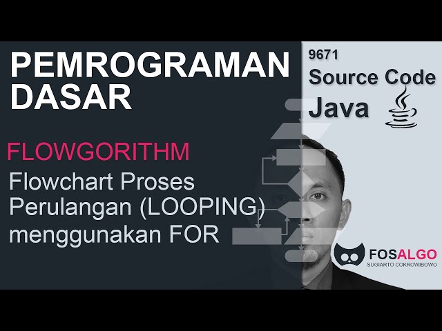 Video Tutorial Flowgorithm Looping FOR