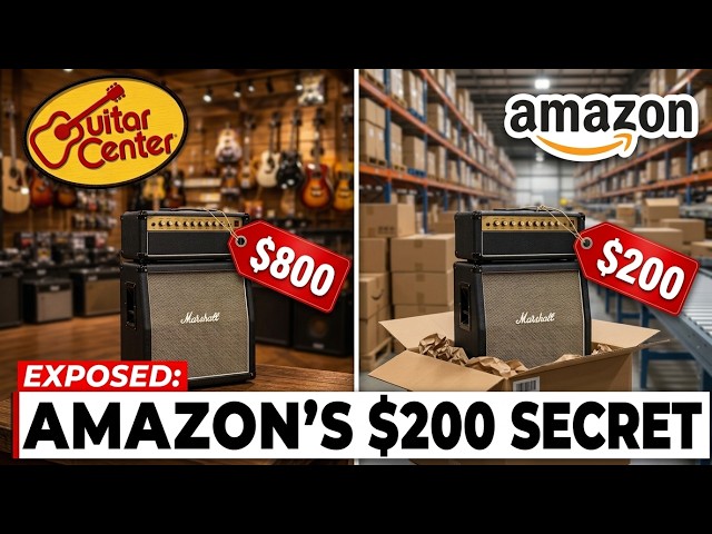 Amazon Sells This Marshall Amp for $200 — Guitar Center Charges $800 (YOU'RE PAYING FOR THE LOGO)