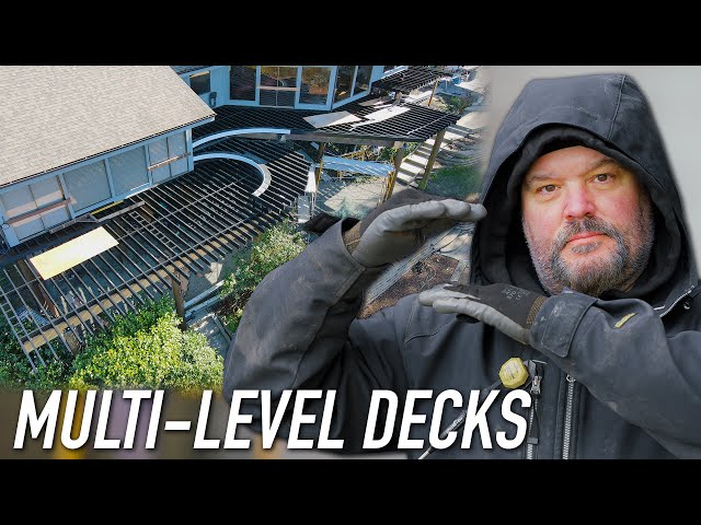 How I Frame Multi-Level Decks (Techniques And Designs)