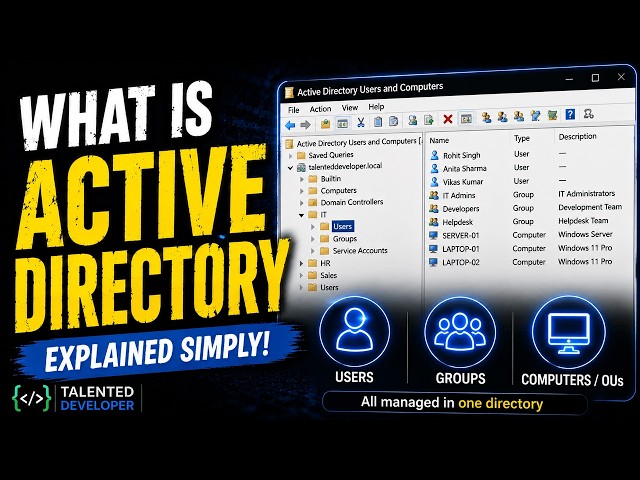 What is Active Directory — Every Developer & IT Engineer Should Know This