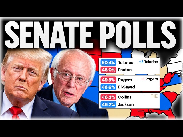The 2026 Senate Map Based on the Latest POLL in EVERY RACE!