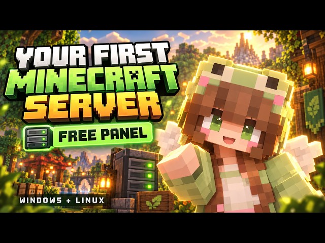 How to Make a Minecraft Server for Beginners | Free Windows & Linux Panel [Fall 2026]