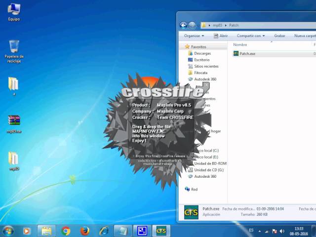 mapinfo 8.5 + patch gis/sig