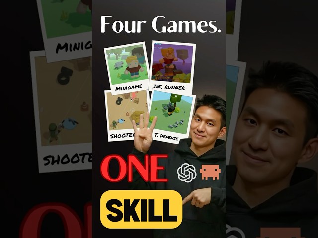 Claude Code Game Dev with Skills #claudecode #codex #vibecoding