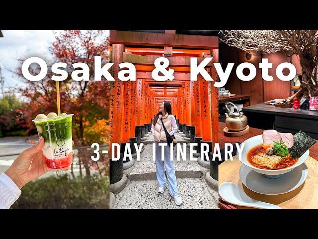 Japan Travel Vlog: Best things to do and eat in Osaka & Kyoto 2026 🇯🇵