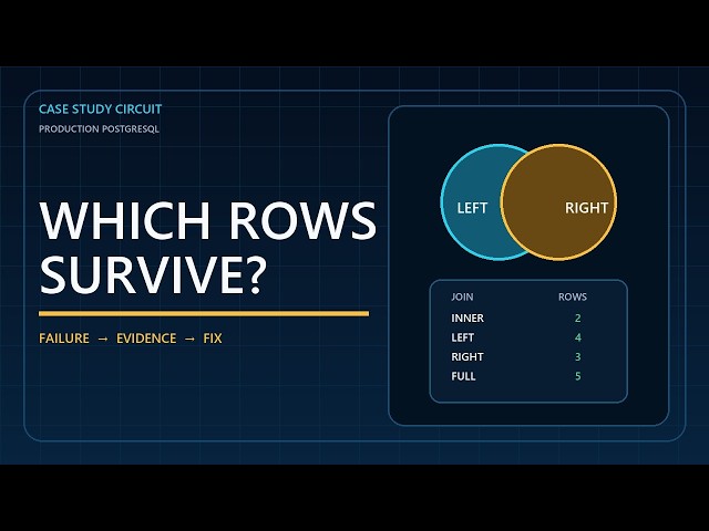 PostgreSQL JOINs Explained with One Dataset