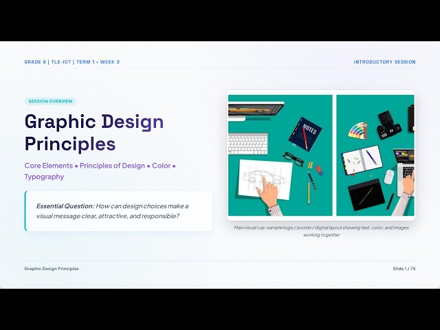Term 1 Week 3 ICT 8 Graphic Design Principles
