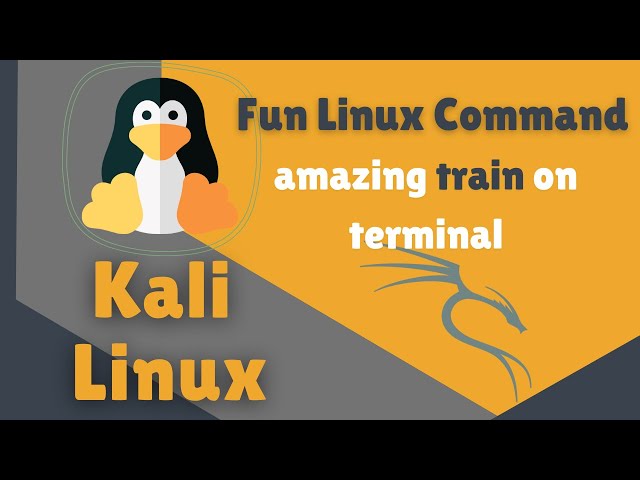 Fun Linux 🐧 Command You should try in Linux Kali and Ubuntu 💻😎👍 sl command & ls command