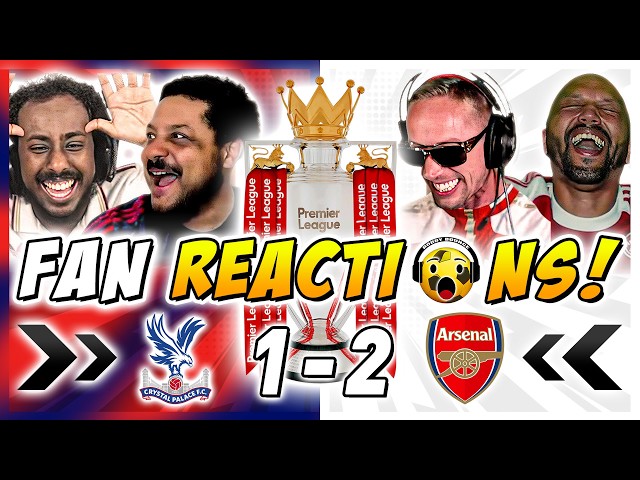 Arsenal Fans react to WINNING THE PREMIER LEAGUE! | Crystal Palace 1-2 Arsenal