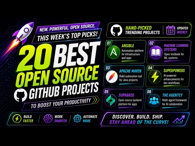 20 Best Open Source GitHub Projects of the Week 🔥