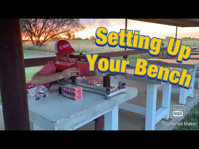 Benchrest and Wind Flag Set Up