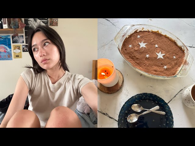 a cozy summer morning making tiramisu 