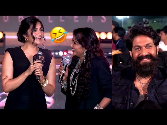 Rukmini Vasanth Superb Fun Speech @ Toxic Pre-Release Event | Rocking Star Yash |