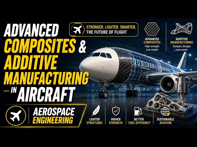 Advanced Composites & Additive Manufacturing in Aircraft | Aerospace Engineering | Uplatz