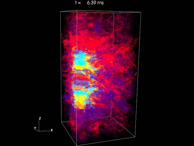 Collapsing star revs up magnetic fields