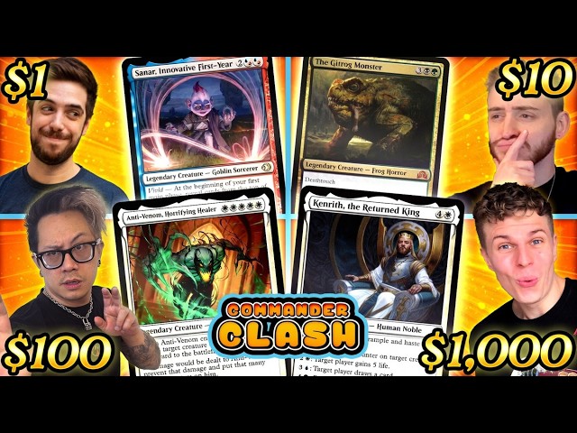 $1 vs. $10 vs. $100 vs. $1,000 | Commander Clash