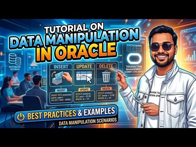 Data Manipulation in Oracle (Part 1) - A detailed practical session for beginners.