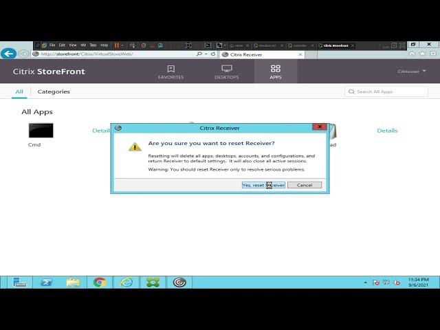 Citrix Workspace Reset | Citrix Workspace | Troubleshooting |